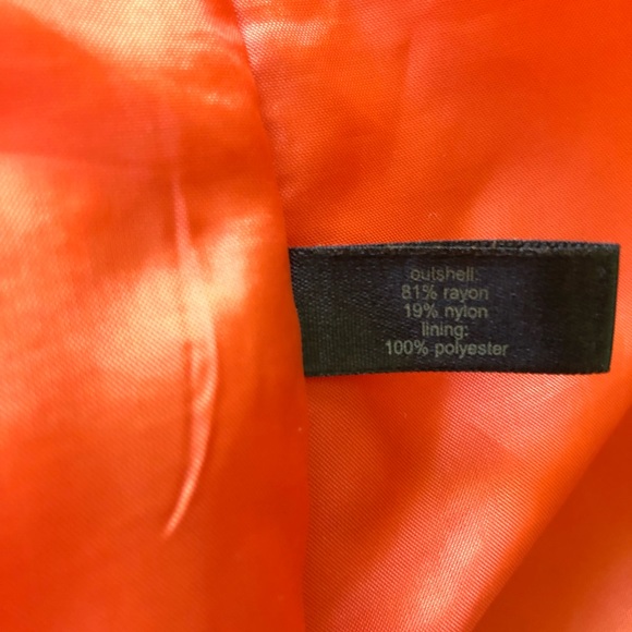 The Limited High Low Colorblock Orange and Tan Dress Size XS - Picture 11 of 12